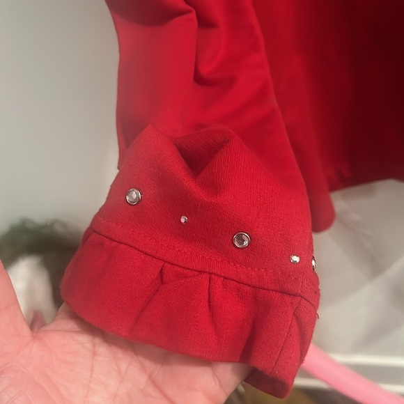 Quacker Factory Red Cardigan Sweater - Picture 6 of 6